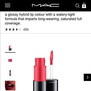 MAC cream lip stain
